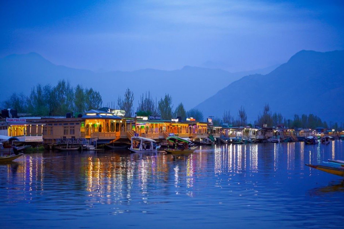 Traditional Kashmiri houseboat